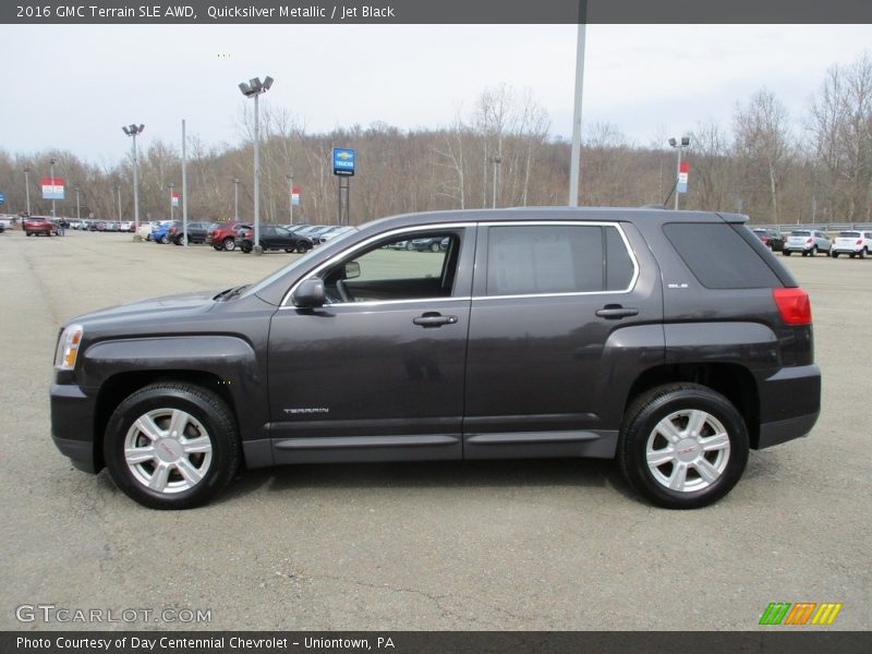 Quicksilver Metallic / Jet Black 2016 GMC Terrain SLE AWD
