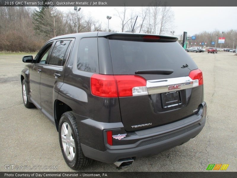 Quicksilver Metallic / Jet Black 2016 GMC Terrain SLE AWD