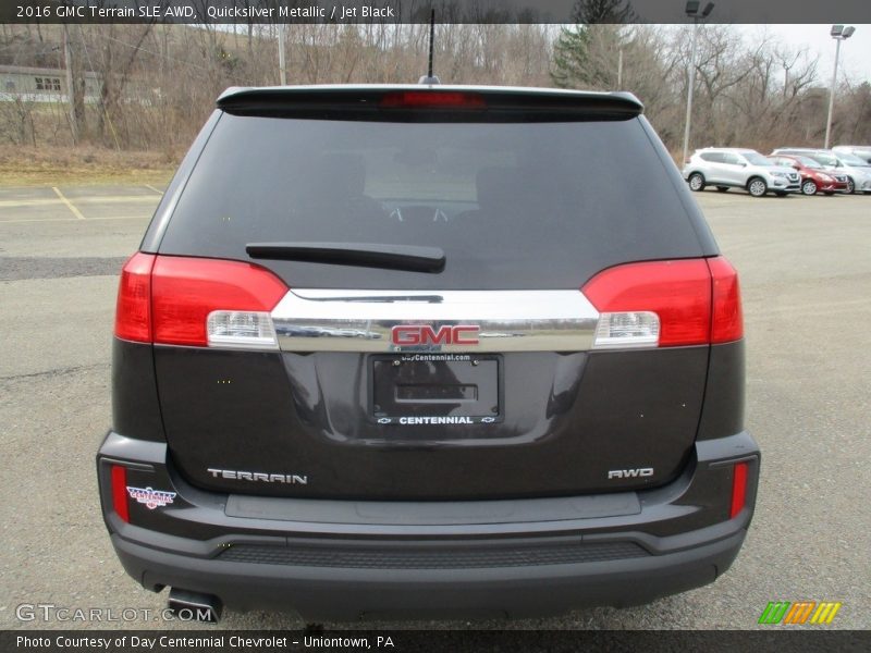 Quicksilver Metallic / Jet Black 2016 GMC Terrain SLE AWD