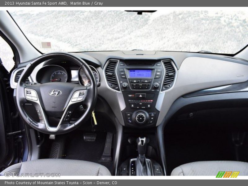 Marlin Blue / Gray 2013 Hyundai Santa Fe Sport AWD