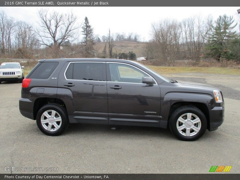 Quicksilver Metallic / Jet Black 2016 GMC Terrain SLE AWD