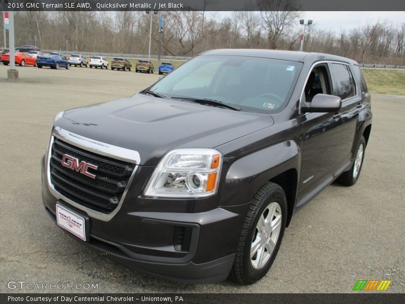Quicksilver Metallic / Jet Black 2016 GMC Terrain SLE AWD