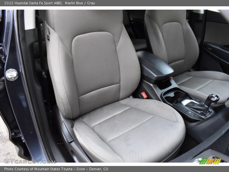 Marlin Blue / Gray 2013 Hyundai Santa Fe Sport AWD