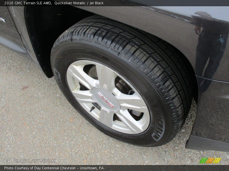 Quicksilver Metallic / Jet Black 2016 GMC Terrain SLE AWD