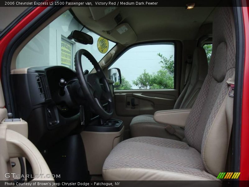 Victory Red / Medium Dark Pewter 2006 Chevrolet Express LS 1500 Passenger van