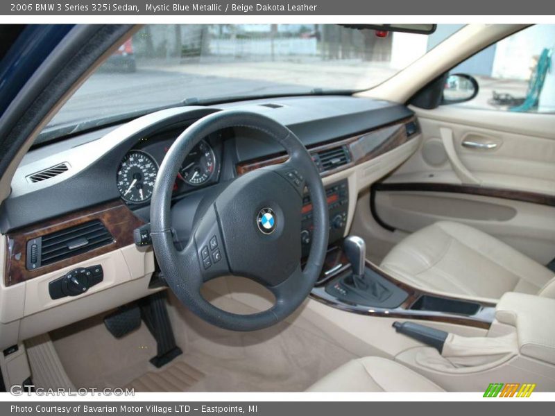 Mystic Blue Metallic / Beige Dakota Leather 2006 BMW 3 Series 325i Sedan