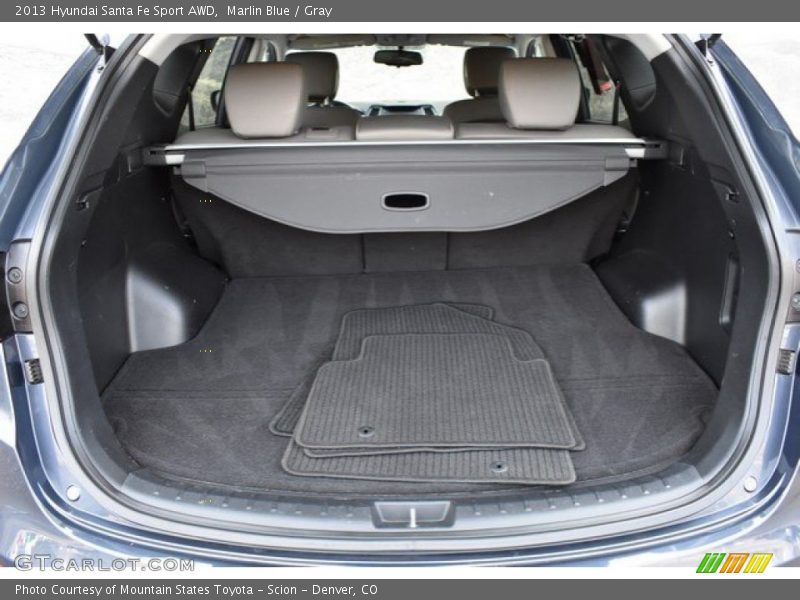 Marlin Blue / Gray 2013 Hyundai Santa Fe Sport AWD
