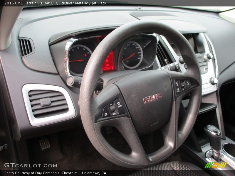 Quicksilver Metallic / Jet Black 2016 GMC Terrain SLE AWD