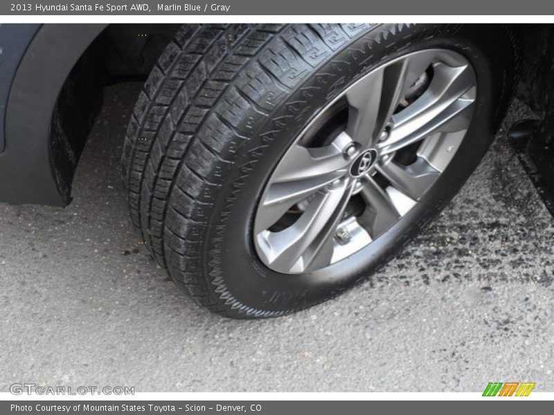 Marlin Blue / Gray 2013 Hyundai Santa Fe Sport AWD