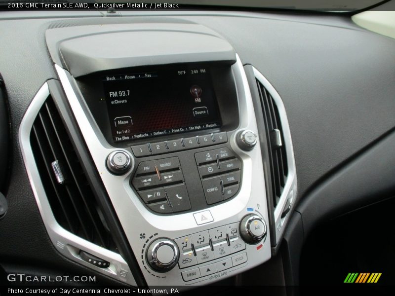 Quicksilver Metallic / Jet Black 2016 GMC Terrain SLE AWD