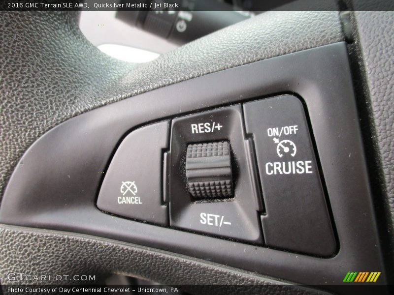 Quicksilver Metallic / Jet Black 2016 GMC Terrain SLE AWD