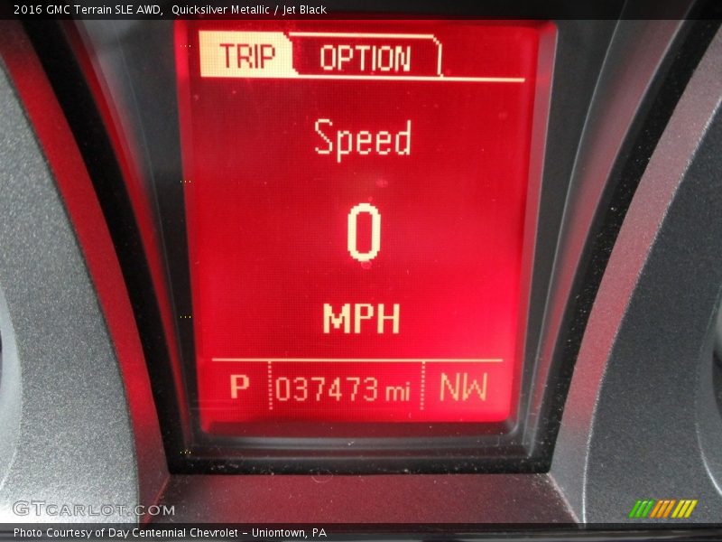 Quicksilver Metallic / Jet Black 2016 GMC Terrain SLE AWD