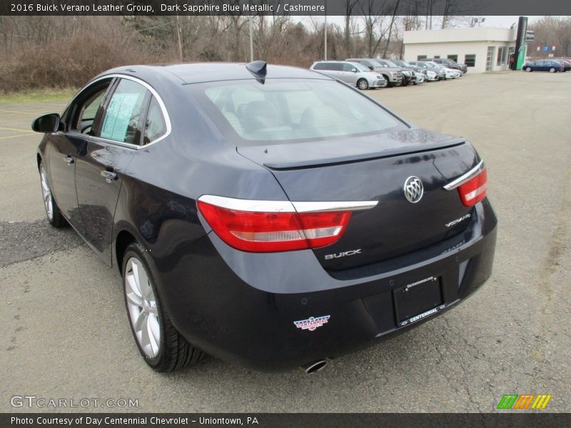 Dark Sapphire Blue Metallic / Cashmere 2016 Buick Verano Leather Group