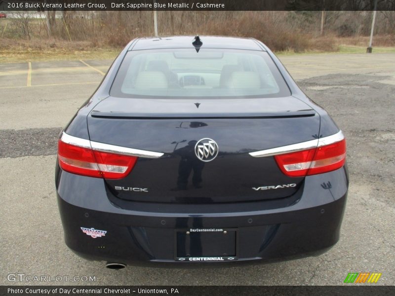 Dark Sapphire Blue Metallic / Cashmere 2016 Buick Verano Leather Group