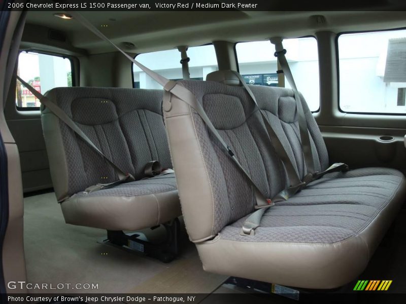 Victory Red / Medium Dark Pewter 2006 Chevrolet Express LS 1500 Passenger van
