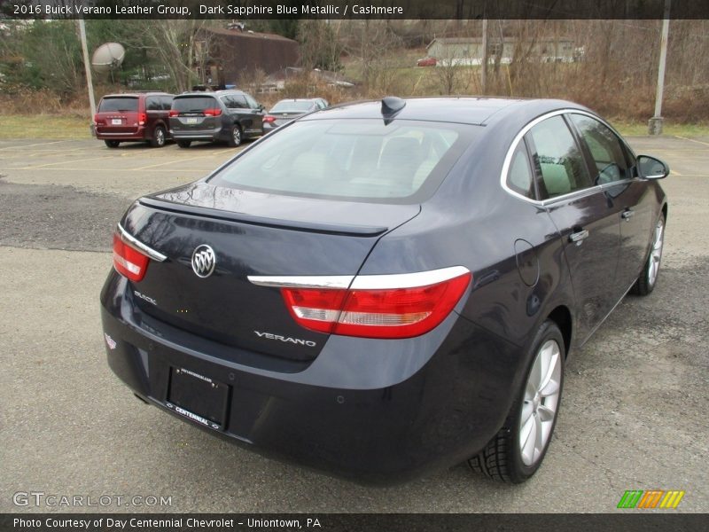 Dark Sapphire Blue Metallic / Cashmere 2016 Buick Verano Leather Group