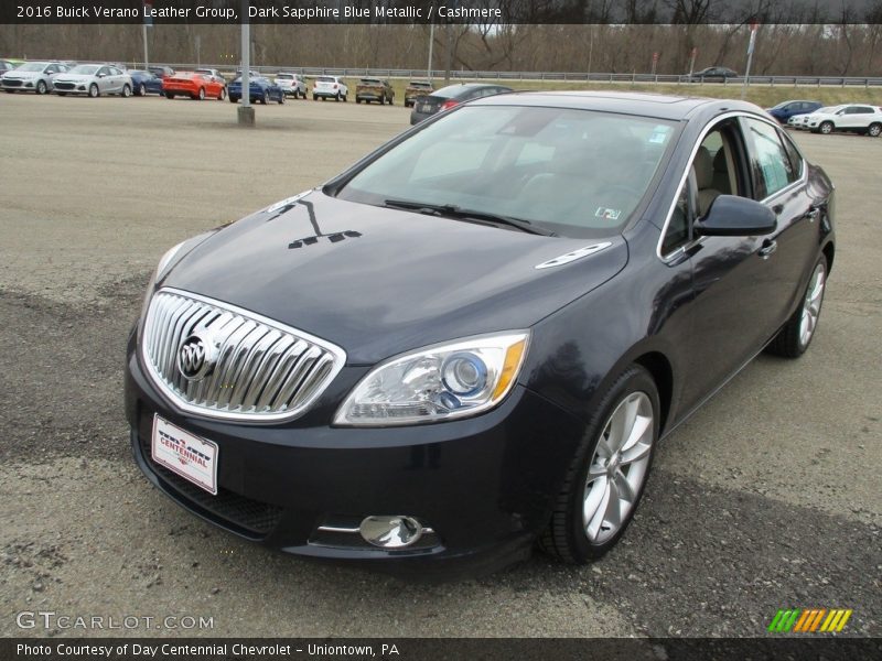 Dark Sapphire Blue Metallic / Cashmere 2016 Buick Verano Leather Group