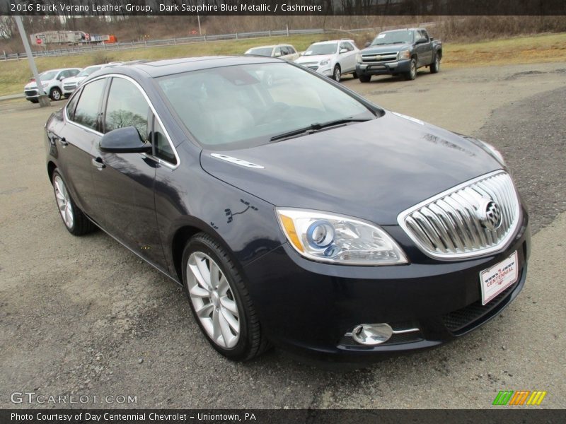 Dark Sapphire Blue Metallic / Cashmere 2016 Buick Verano Leather Group