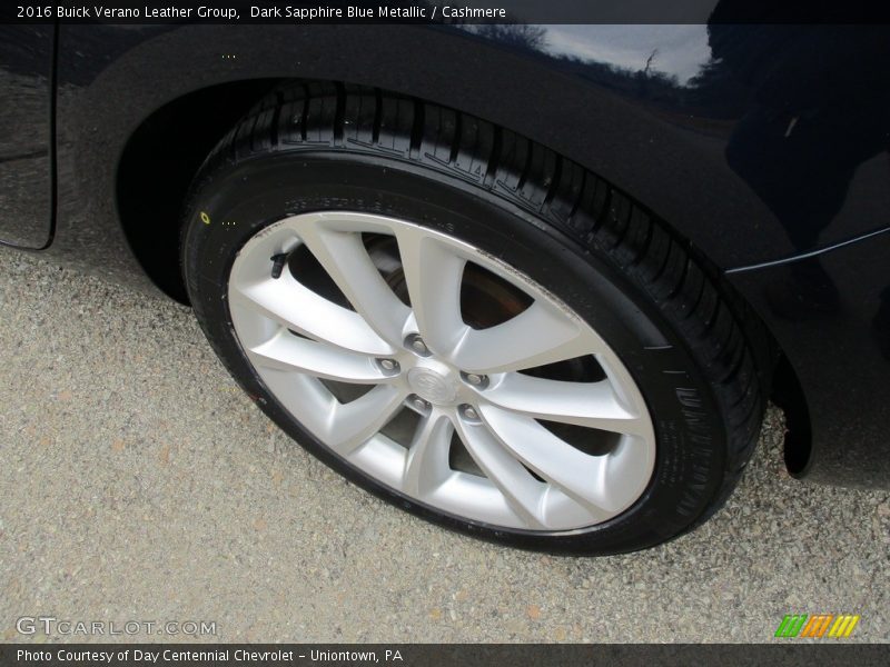 Dark Sapphire Blue Metallic / Cashmere 2016 Buick Verano Leather Group