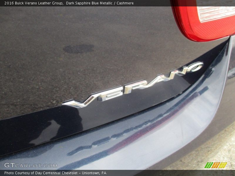 Dark Sapphire Blue Metallic / Cashmere 2016 Buick Verano Leather Group