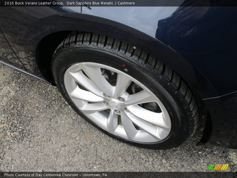 Dark Sapphire Blue Metallic / Cashmere 2016 Buick Verano Leather Group