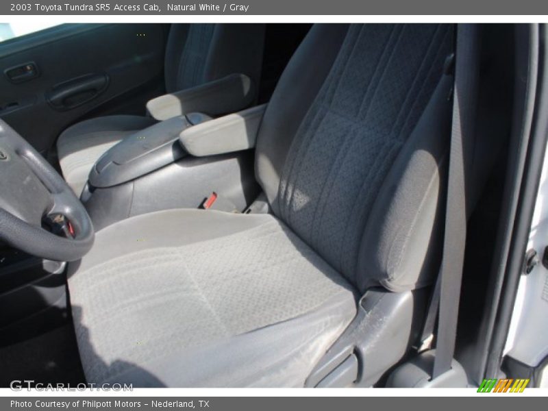 Natural White / Gray 2003 Toyota Tundra SR5 Access Cab