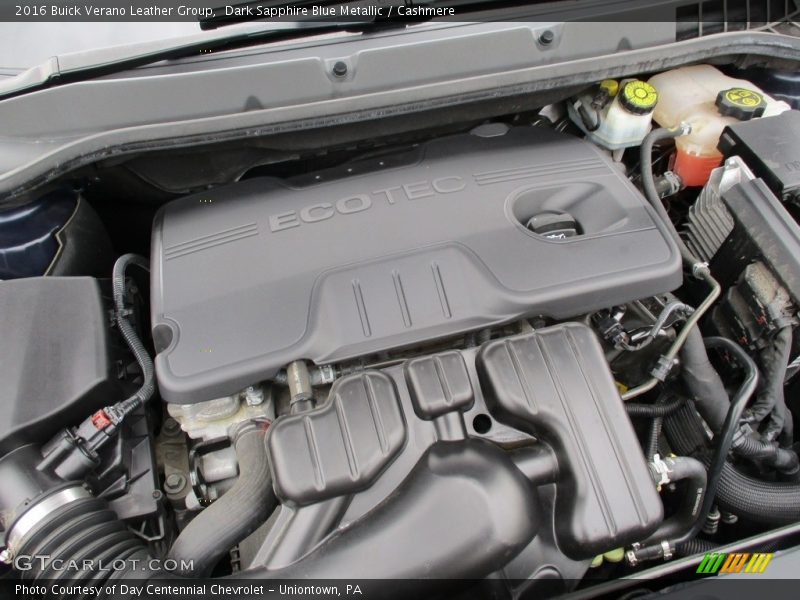 Dark Sapphire Blue Metallic / Cashmere 2016 Buick Verano Leather Group