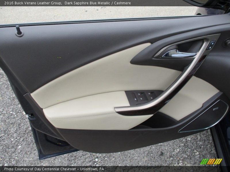 Dark Sapphire Blue Metallic / Cashmere 2016 Buick Verano Leather Group