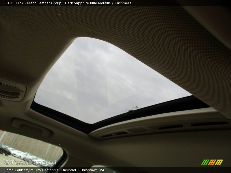 Dark Sapphire Blue Metallic / Cashmere 2016 Buick Verano Leather Group