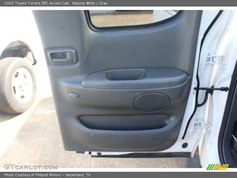 Natural White / Gray 2003 Toyota Tundra SR5 Access Cab