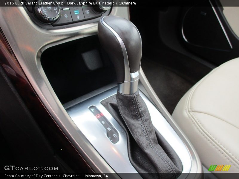 Dark Sapphire Blue Metallic / Cashmere 2016 Buick Verano Leather Group