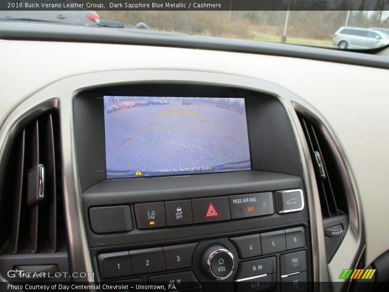 Dark Sapphire Blue Metallic / Cashmere 2016 Buick Verano Leather Group