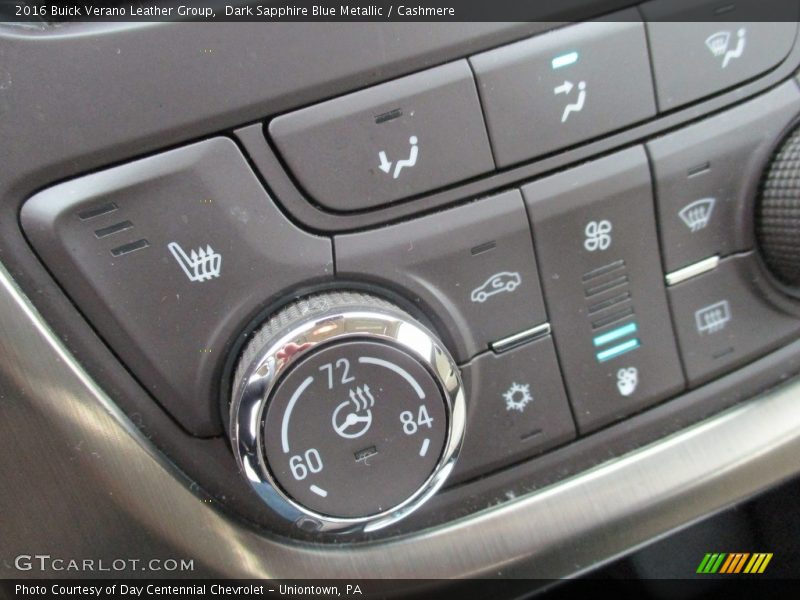 Dark Sapphire Blue Metallic / Cashmere 2016 Buick Verano Leather Group