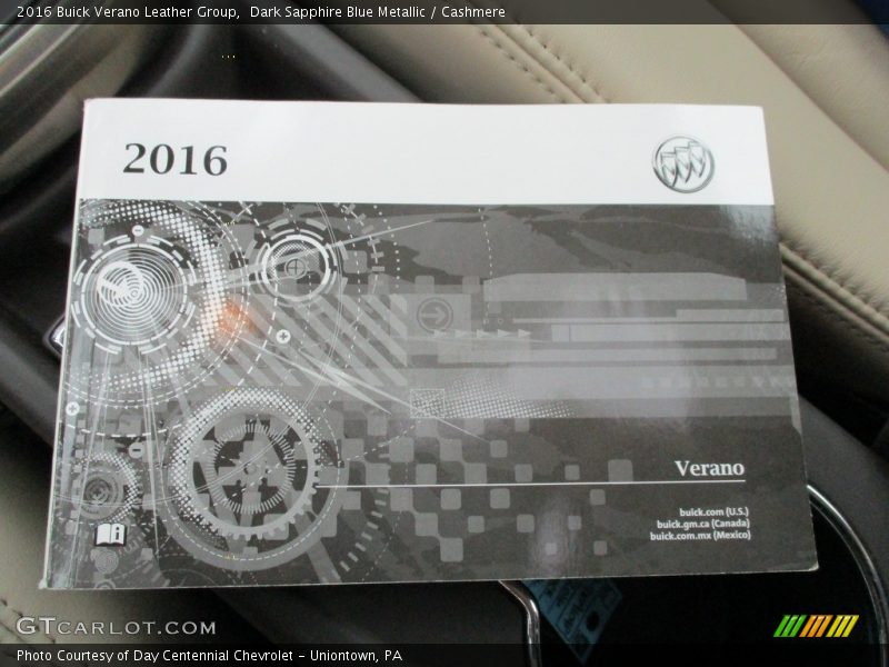 Dark Sapphire Blue Metallic / Cashmere 2016 Buick Verano Leather Group
