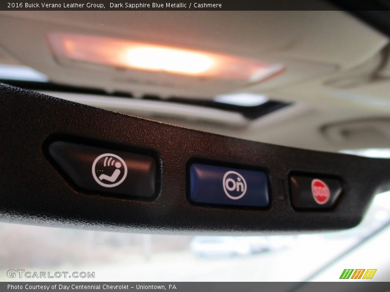Dark Sapphire Blue Metallic / Cashmere 2016 Buick Verano Leather Group