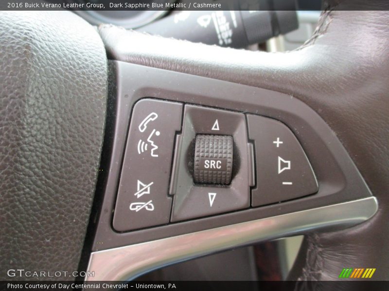 Dark Sapphire Blue Metallic / Cashmere 2016 Buick Verano Leather Group