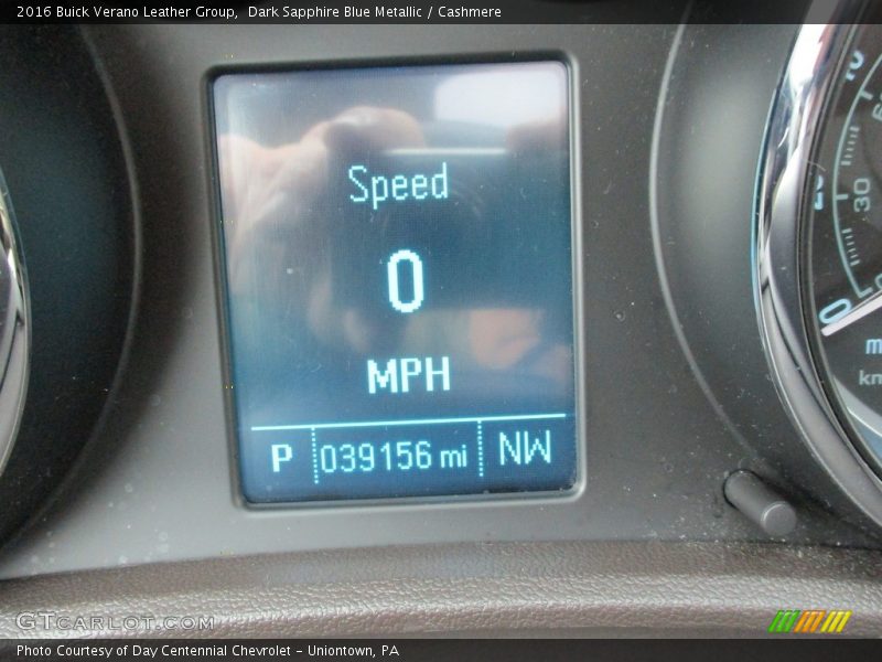 Dark Sapphire Blue Metallic / Cashmere 2016 Buick Verano Leather Group