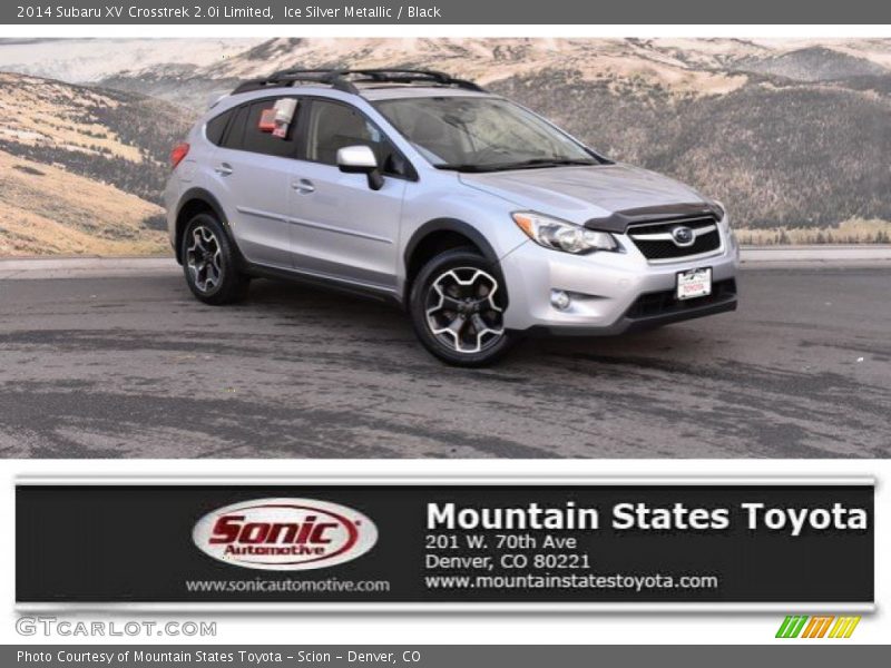 Ice Silver Metallic / Black 2014 Subaru XV Crosstrek 2.0i Limited