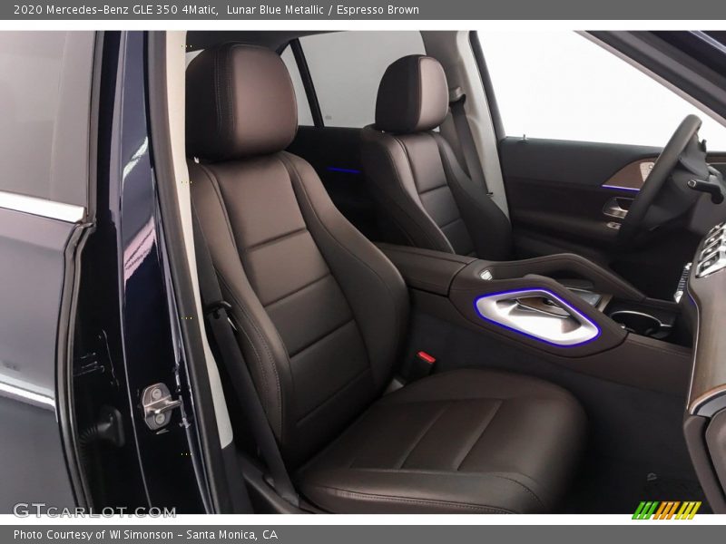  2020 GLE 350 4Matic Espresso Brown Interior