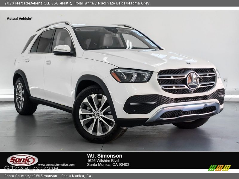 Polar White / Macchiato Beige/Magma Grey 2020 Mercedes-Benz GLE 350 4Matic