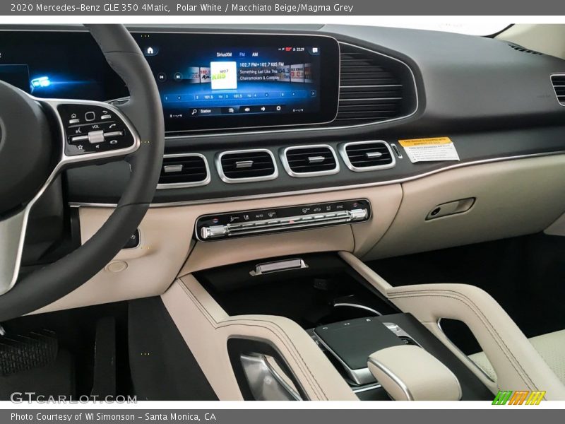 Dashboard of 2020 GLE 350 4Matic