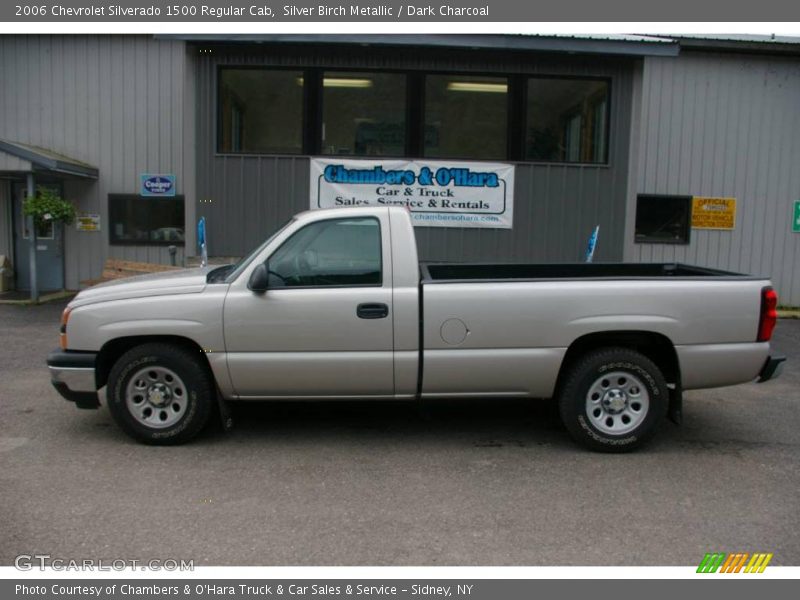 Silver Birch Metallic / Dark Charcoal 2006 Chevrolet Silverado 1500 Regular Cab