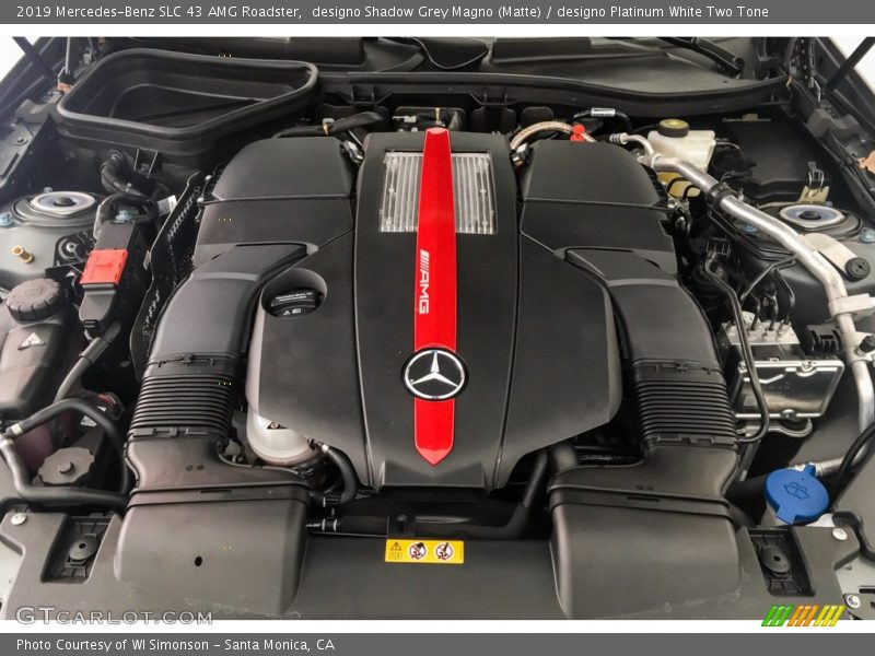 2019 SLC 43 AMG Roadster Engine - 3.0 Liter biturbo DOHC 24-Valve VVT V6