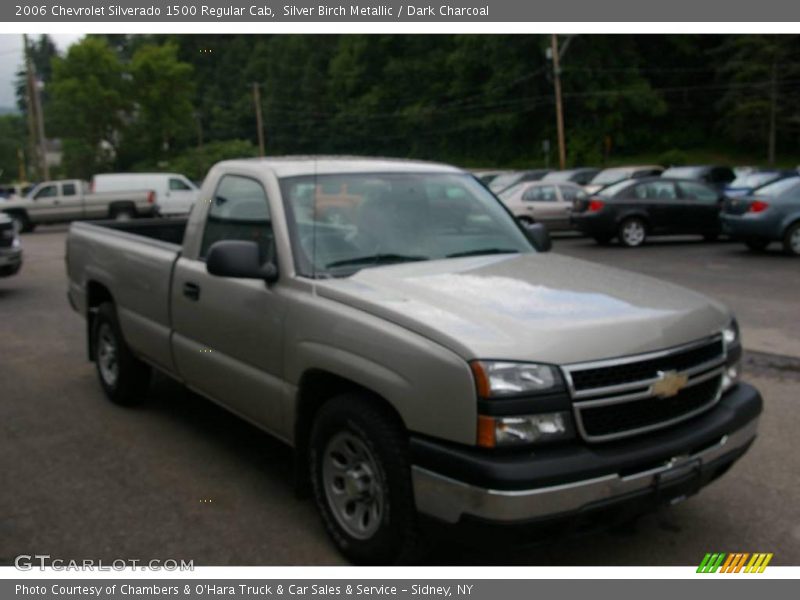 Silver Birch Metallic / Dark Charcoal 2006 Chevrolet Silverado 1500 Regular Cab