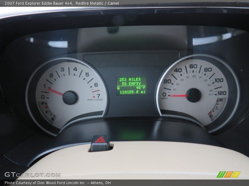 Redfire Metallic / Camel 2007 Ford Explorer Eddie Bauer 4x4