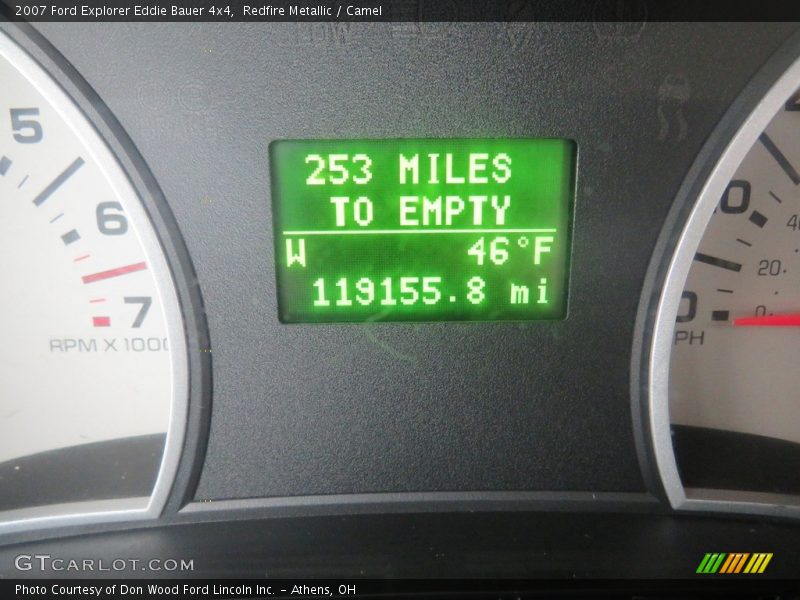 Redfire Metallic / Camel 2007 Ford Explorer Eddie Bauer 4x4