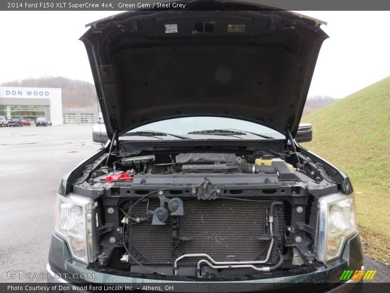 Green Gem / Steel Grey 2014 Ford F150 XLT SuperCrew 4x4