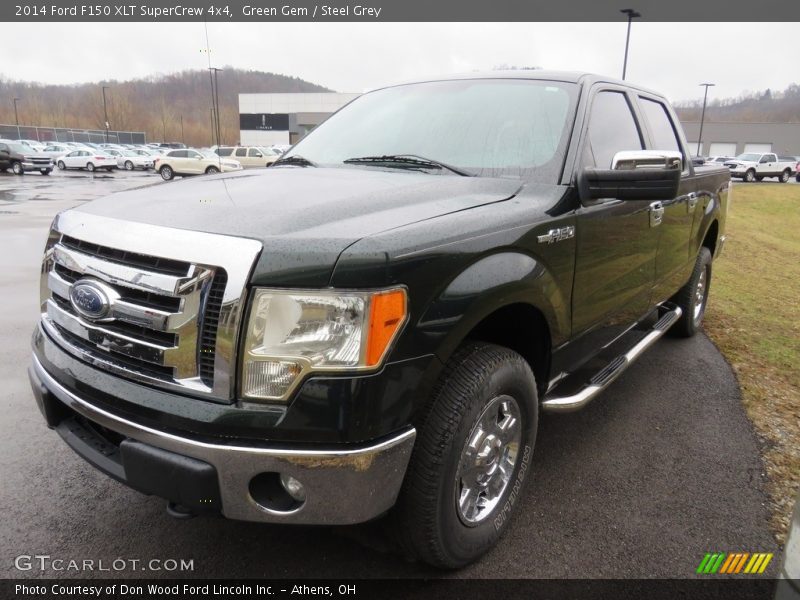 Green Gem / Steel Grey 2014 Ford F150 XLT SuperCrew 4x4
