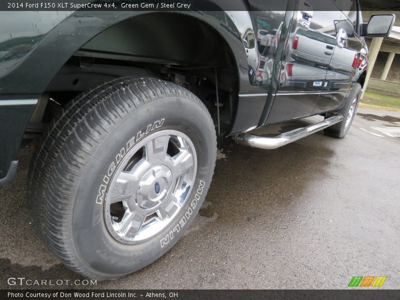 Green Gem / Steel Grey 2014 Ford F150 XLT SuperCrew 4x4