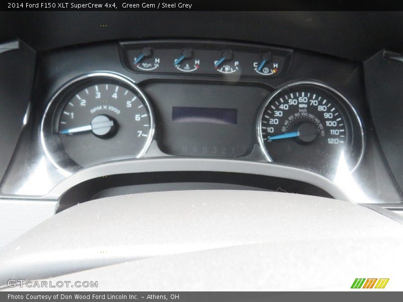 Green Gem / Steel Grey 2014 Ford F150 XLT SuperCrew 4x4